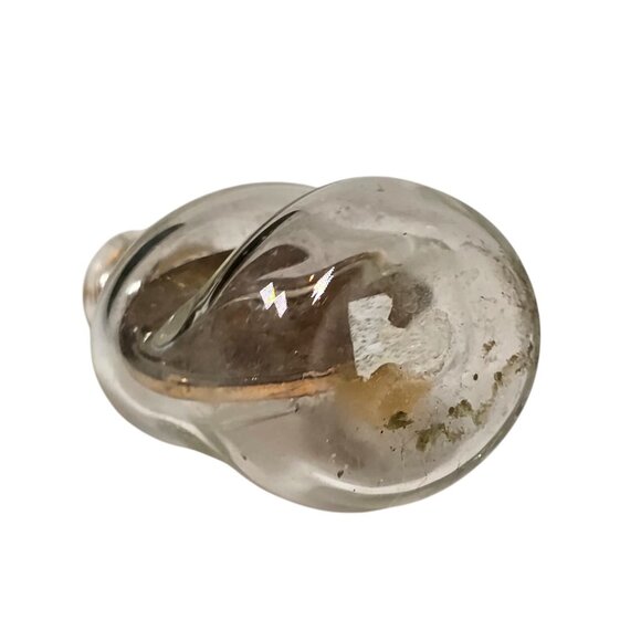 1942 Wheat Penny in Old American Pinch Bottle Glass WWII Good Luck Miniature WW2 - Picture 11 of 13